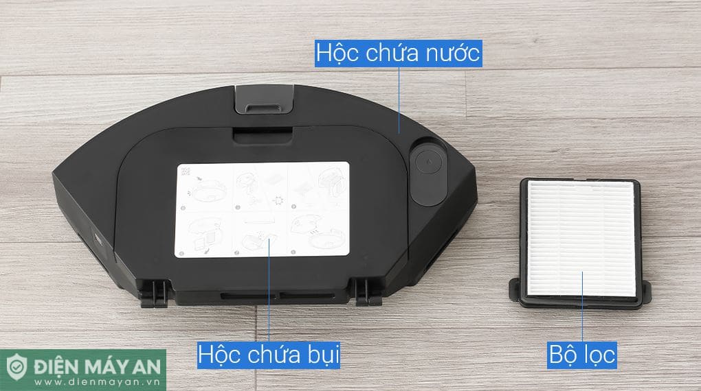 Robot hút bụi lau nhà Roborock Q7TF - Đen